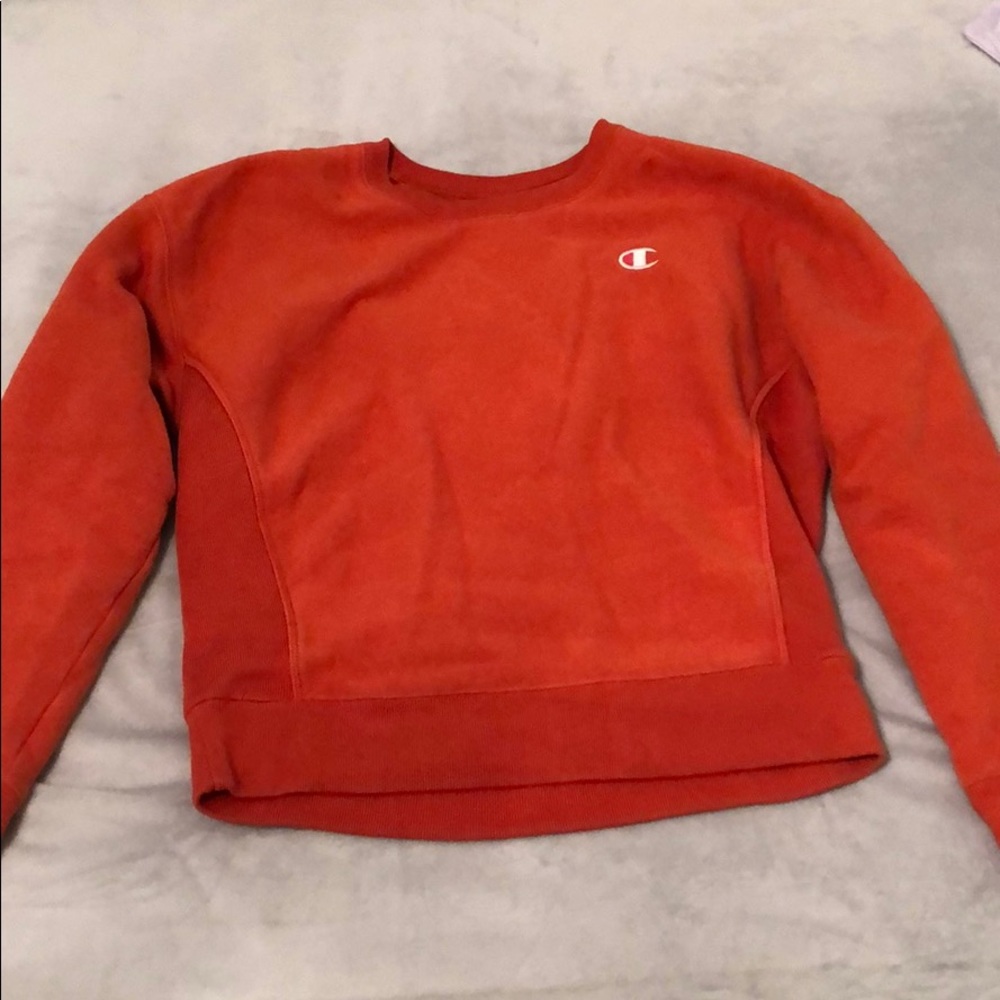 orange champion crew neck